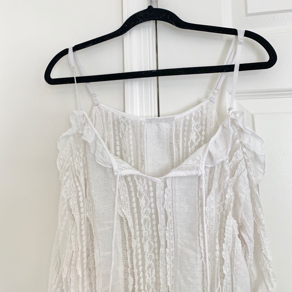 White Lacey Cover Up - Picture 3 of 5